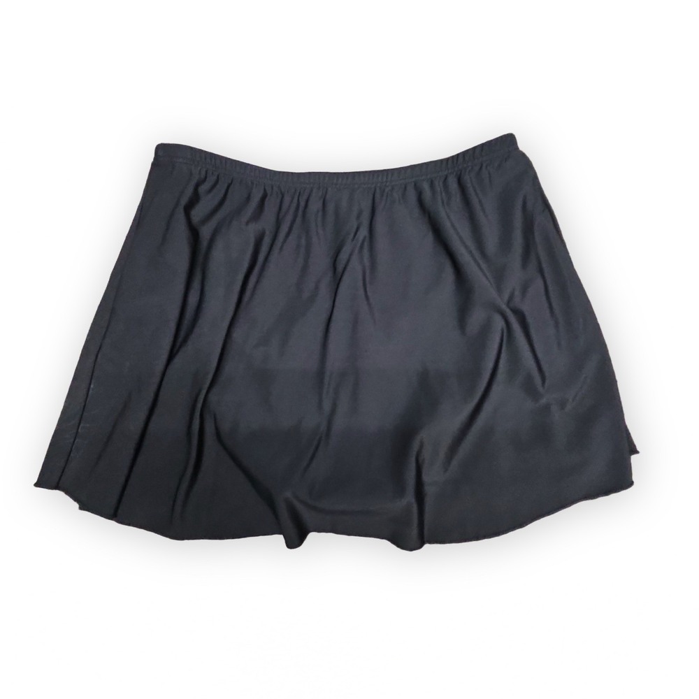 Miraclesuit Swimsuit Womens 10 Black Skirted Pant Bottom Slimming Beach Vacation